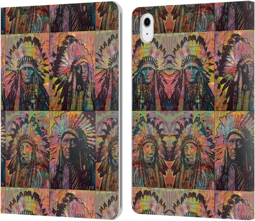Vista 10 de Head Case Designs Officially Licensed Dean Russo Alien Pop Culture Leather Wallet Case Compatible with Apple iPad Air 11 2020/2022/2024/2025