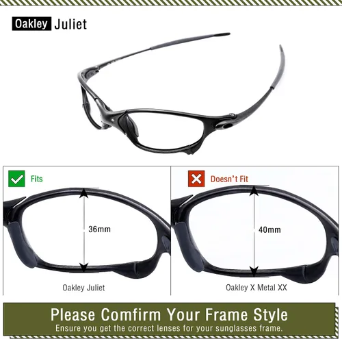 Vista 6 de Lentes de repuesto de rendimiento para gafas de sol Oakley Juliet