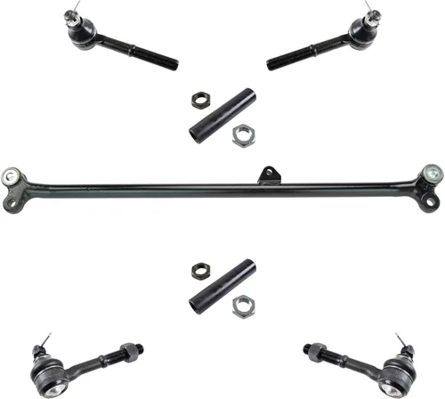 Vista 12 de TRQ Kit de dirección delantera con barra de acoplamiento de fuelle de piñón y cremallera compatible con Toyota Echo 2000-2005