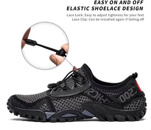 Vista 4 de SOBASO Zapatos de agua para mujeres y hombres de secado rápido para natación playa deportes acuáticos buceo senderismo vela viajes
