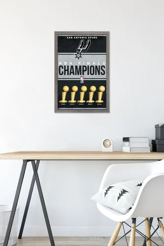 Vista 6 de Trends International NBA San Antonio Spurs - Champions 23 - Póster de pared