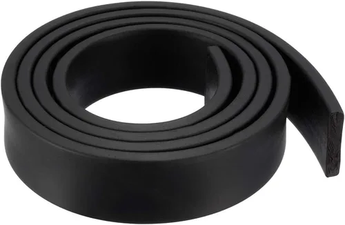 Vista 18 de uxcell Tira de sello de goma rectangular maciza, 0.197 in de ancho, 0.118 in de grosor, 3.3 ft de largo, color negro