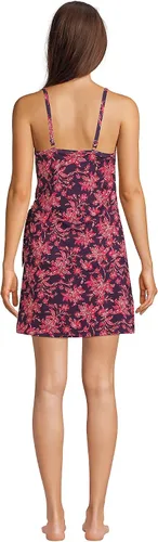 Vista 2 de Lands' End Vestido de natación largo resistente al cloro para mujer, con tirantes ajustables