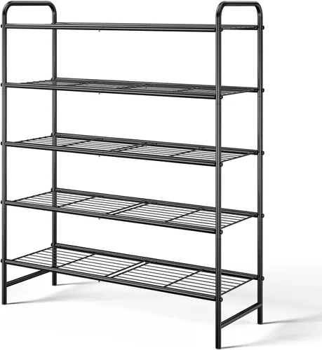 Vista 6 de Kitsure Zapatero - Organizador de Zapatos de Acero Inoxidable, Zapatero Resistente para Closet y Entrada de Puerta Principal, Estante de Zapatos