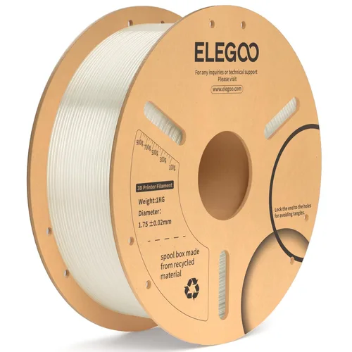 Vista 26 de ELEGOO Paquete de filamento PLA Plus negro 10KG, filamento para impresora 3D PLA+ resistente de 1.75mm precisión dimensional +/- 0.02mm, paquete