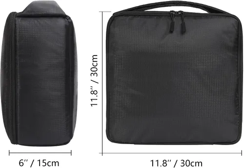 Vista 2 de Bolsa de inserción de cámara resistente al agua Estuche para cámara DSLR SLR Versión mejorada y estuche de transporte para almacenamiento de lentes