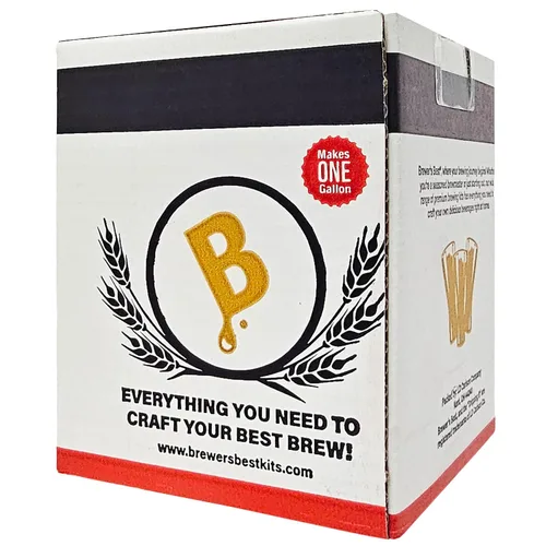 Vista 6 de Brewer's Best Kit de ingredientes de cerveza casera de un galón (cerveza de trigo americana)