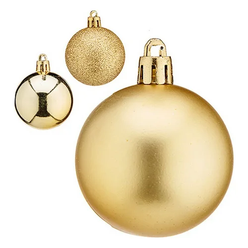 Vista 2 de Bola de Navidad Krist+ K1912484 Dorado Plástico Ø 5 cm