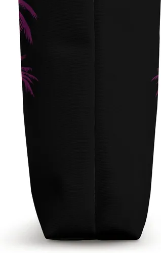 Vista 3 de El Cajon California palm tree beach retro vintage design Tote Bag