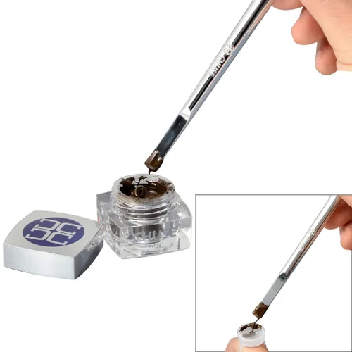 Vista 2 de CHUSE M66 Microblading - Herramientas desechables – Paquete de 5 piezas de 16 bolígrafos de microblading en forma de U de 0.010 in – Suministros