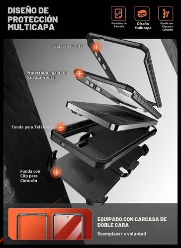 Vista 5 de SUPCASE Funda para Samsung Galaxy S26 Ultra con soporte incorporado