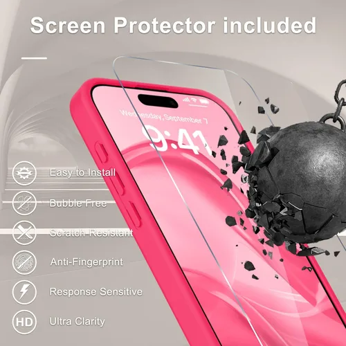 Vista 97 de Funda para Google Pixel 10 Pro XL, cubierta magnética mate, color negro Fit for MagSafe, Screen Protector included, Shockproof Military Grade