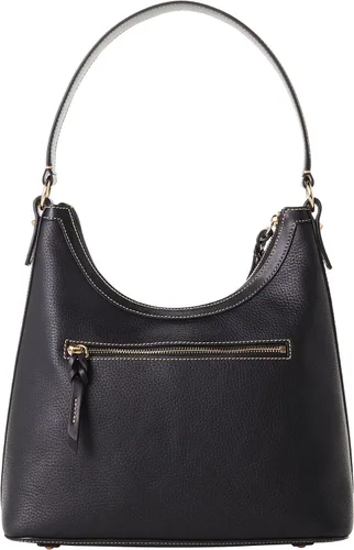 Vista 4 de Dooney & Bourke Pebble Grain Hobo - Bolso de hombro, Negro Negro