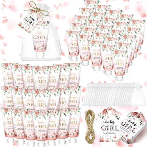 Vista 30 de 48 Juegos de Crema de Manos de Flores Silvestres para Baby Shower Regalos Obsequios de Fiesta de Crema de Manos para Invitados Regalo de Flores