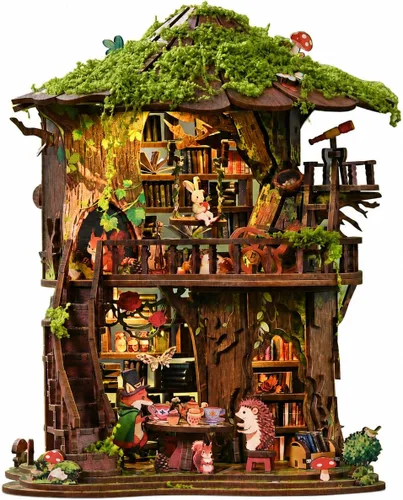 Vista 12 de Spilay Kit de casa en miniatura para adultos, kit de casa de muñecas en Fantasy Wonderland