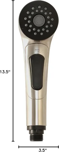 Vista 8 de Danco 10409 - Cabezal de espray extraíble para cocina, níquel cepillado