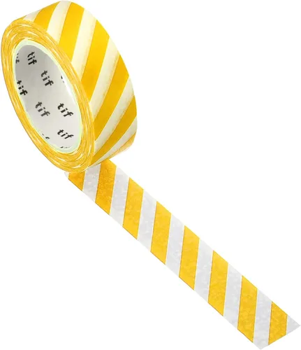 Vista 7 de PATIKIL Cinta holográfica Washi de 0.59 pulgadas x 10.93 yardas, 1 rollo de calcomanías autoadhesivas con patrón de rayas para decoración de Azul