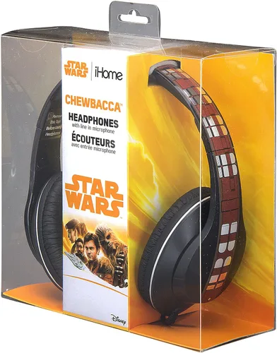 Vista 7 de eKids Star Wars Han Solo Movie Chewbacca - Auriculares sobre la oreja con micrófono integrado