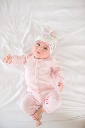 Vista 7 de Copper Pearl Baby Beanie Hat Top Knot