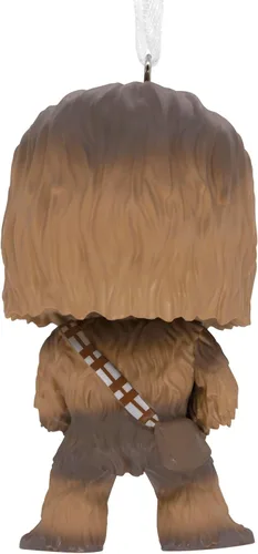 Vista 2 de Hallmark Star Wars Chewbacca Funko Pop! Adorno navideño