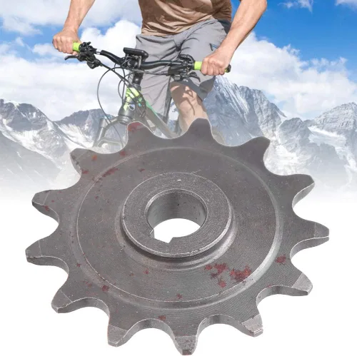 Vista 2 de Piñón de bicicleta, piñón de 13 dientes para una conducción suave, rueda de cadena de rueda libre, compatibilidad universal de motor para ciclistas