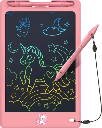 Vista 9 de FLUESTON Juguetes Tableta LCD de Escritura para Niños Pequeños, Juguetes para Niños y Niñas de 3, 4, 5, 6, 7, 8 Años, 8.8 Pulgadas, 1 Unidad en 1