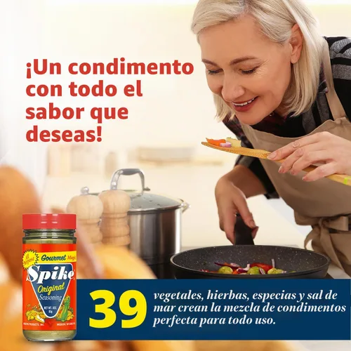 Vista 3 de Modern Products Spike Seasoning Gaylord Hauser - Sal de 3 onzas (paquete de 2)