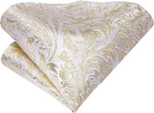 Vista 21 de Dubulle Corbata tejida de cachemira para hombre y gemelos de pañuelo para hombre, conjunto de gemelos para boda formal y negocios