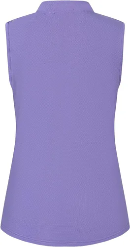 Vista 2 de Polo de golf sin mangas para mujer, camisetas deportivas ligeras para tenis