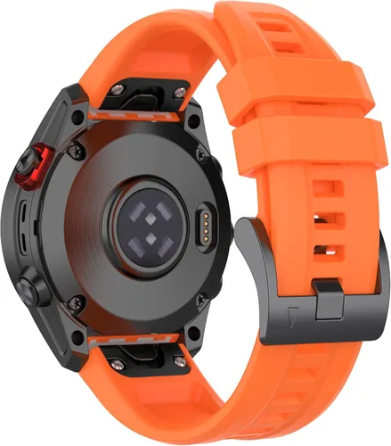 Vista 10 de REYDA Correa de silicona compatible con Garmin Fenix 8 Pro 1.850 in/8 1.850 in/E 1.850 in, 0.866 in, correa de reloj de ajuste rápido de silicona