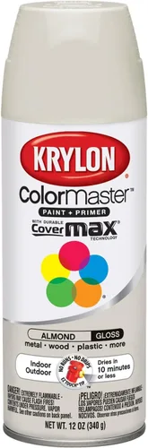 Vista 29 de Krylon K05160202 ColorMaster Pintura + imprimación, plana, negro, 12 onzas