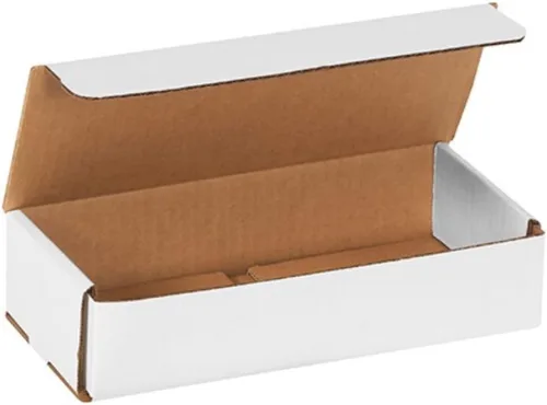 Vista 8 de Secure Seal Cajas de envío – Sobres de cartón corrugado plegable blanco de 4 x 3 x 2 pulgadas – Embalaje de cartón corrugado plegable blanco
