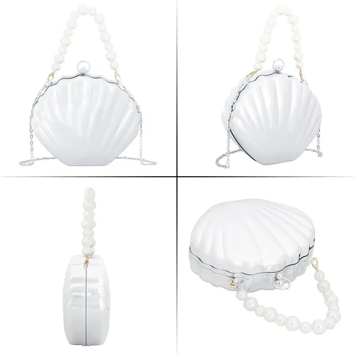 Vista 5 de Mini bolso cruzado con asa superior para mujer