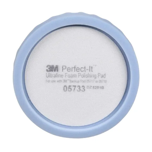 Vista 2 de 3M 05733 Perfect It - Almohadilla de pulido ultrafina, 8 pulgadas, azul