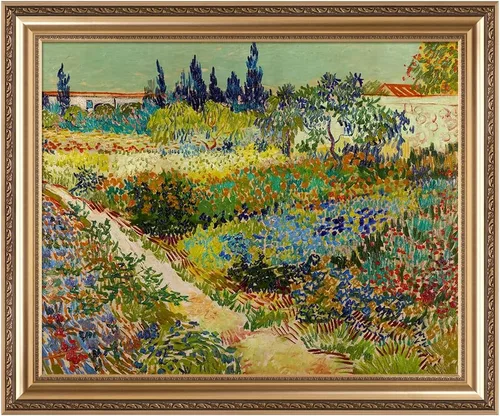 Vista 78 de IPIC - Campo de trigo con cuervos, reproducción artística de Vincent Van Gogh. Lienzo de giclée para decoración del hogar 10#F (20 x 16)