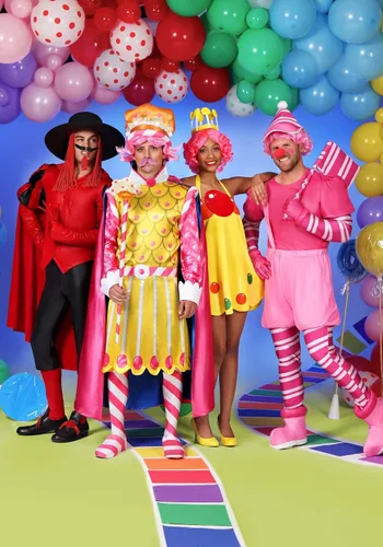 Vista 6 de Disfraz de King Kandy Candy Land para hombre