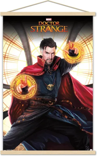 Vista 14 de Trends International Marvel Doctor Strange - Póster de pared de tragaluz, 34 pulgadas de largo x 22.4 W, versión premium sin marco