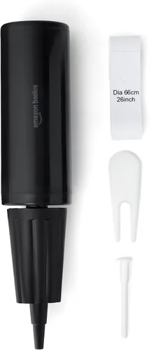 Vista 3 de Amazon Basics - Pelota antiestallido para ejercicios con bomba, diámetro de 23-26