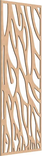 Vista 86 de 9 3/8"W x 24 3/8"H x 1/4"T Bristol Decorativos Paneles de Pared de Madera Calado, Cereza