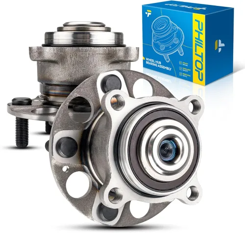 Vista 80 de PHILTOP 512012 x2 Conjunto de cubo de cojinete de rueda trasera para Volkswagen Jetta for 1998-2010 Volkswagen Beetle, 1999-2005 Volkswagen Jetta