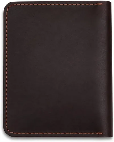 Vista 4 de Funda de cuero para cuaderno encuadernado en la parte superior, compatible con notas de campo de 3.5 x 5.5 pulgadas, funda de bolsillo recargable