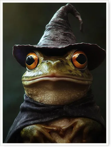 Vista 14 de Bonito arte de lectura de fantasmas, póster de pared de bosque de Halloween con hongos y plantas, impresión de lectura de fantasmas caprichosa