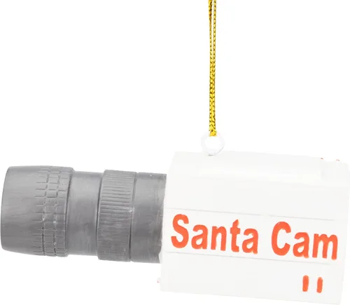 Vista 3 de Tree Buddees Lente Santa Cam para niños, adornos de árbol de Navidad
