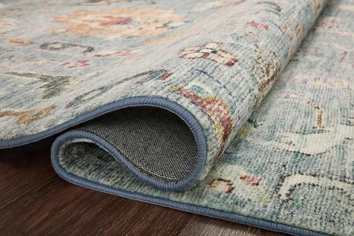 Vista 83 de Loloi Margot - Alfombra de área terracota/laguna de 7'-6" x 9'-6