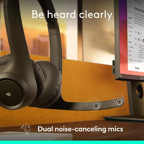 Vista 3 de Logitech Zone 305 - Auriculares inalámbricos Bluetooth con micrófono, Bluetooth nativo, para equipos de Microsoft, compatibles con Windows, Mac