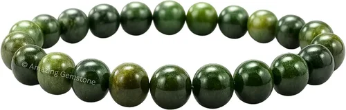 Vista 616 de Amazing Gemstone Crystal Bracelet for Women Men's Gifts - Protection Healing Crystal Bracelet - 8mm Gemstone Beaded Stretchable Bracelet Pulseras
