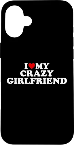 Vista 23 de Ich Liebe Meine verrückte Freundin GF - Rotes Herz [German Language] Case for iPhone 17