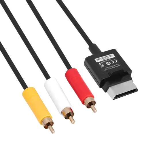 Vista 7 de Consola de Juego AV Cable Audio Video Cable para Los Jugadores de Juego 5.9 ft Componentes ABS TV Cable AV Cable Audio Video Cable para Xbox 360 Slim