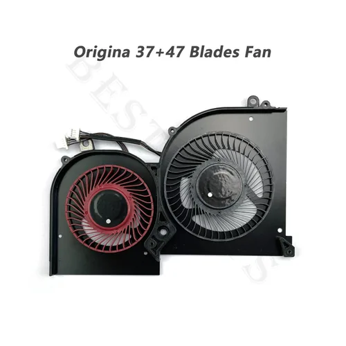 Vista 8 de BestParts Nuevo reemplazo original del ventilador de refrigeración de CPU+GPU para MSI GS65 Stealth Thin, P/N: MS-16Q2 MS-16Q3, 16Q2-CPU 16Q2-G-CCW