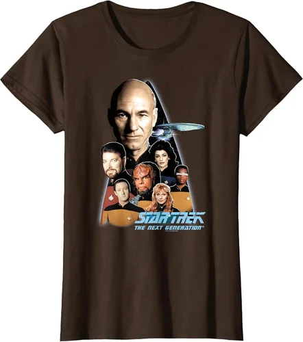 Vista 33 de Star Trek The Next Generation T-Shirt Asphalt Grey